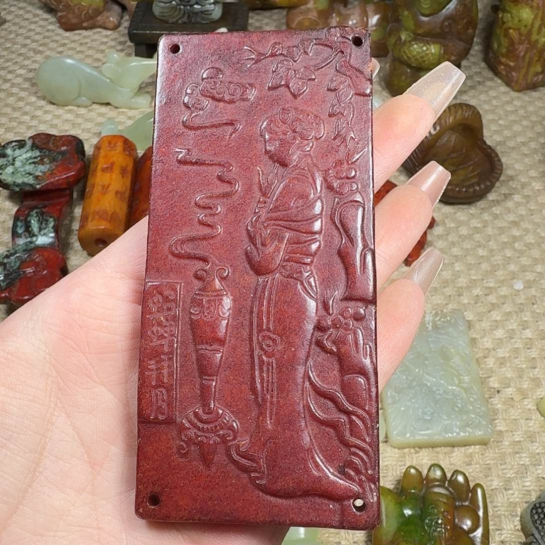 白玉菩提吊坠挂件