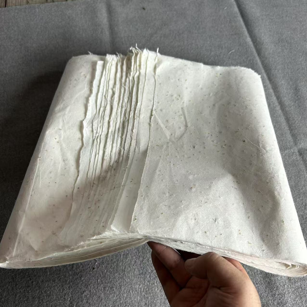 手工桃藤纸 35*140厘米50张 半生熟