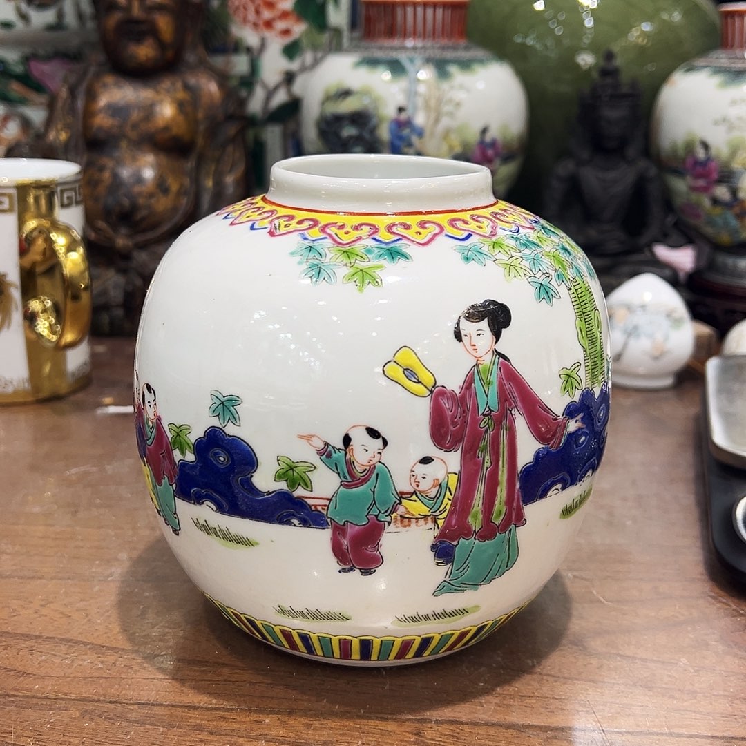 普***人摆件瓷器摆件瓷器瓷器