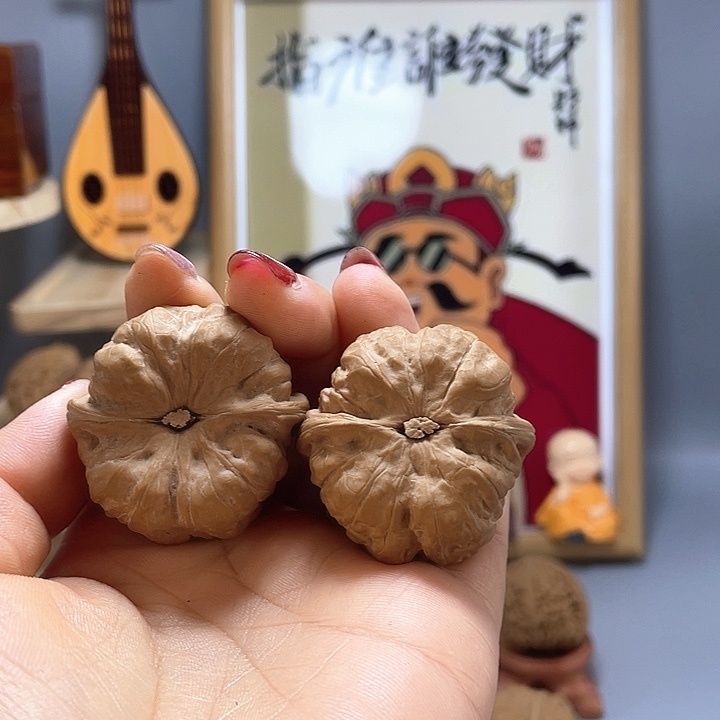 文玩核桃把件?****?蛤蟆头