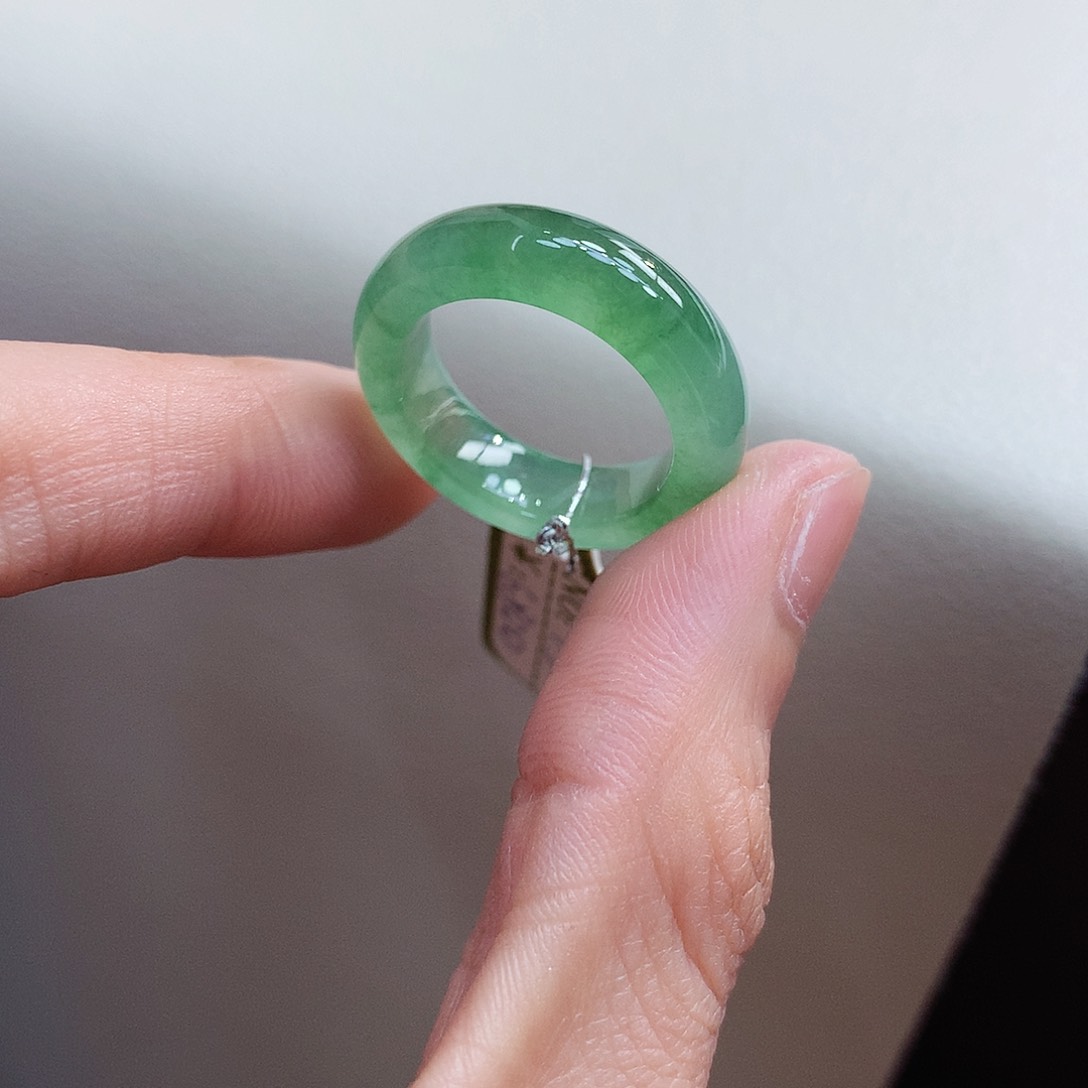 翡翠戒指未镶嵌15号