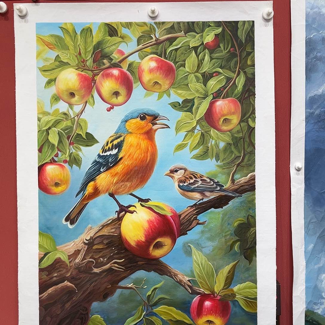 油画琅***行刘文桂油画作品