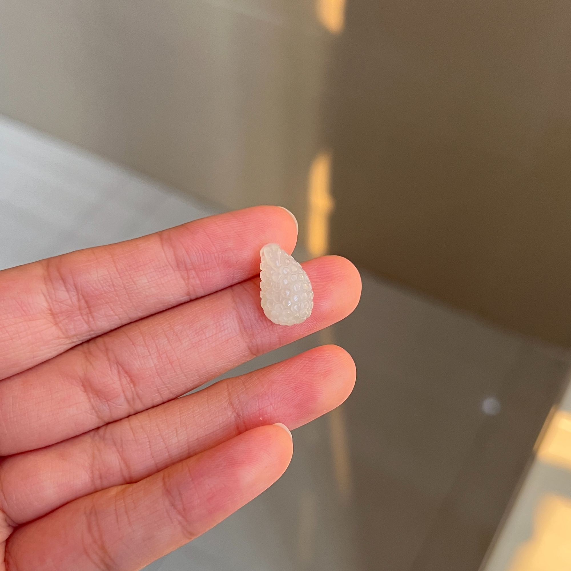 天然翡翠A货 小菠萝挂饰