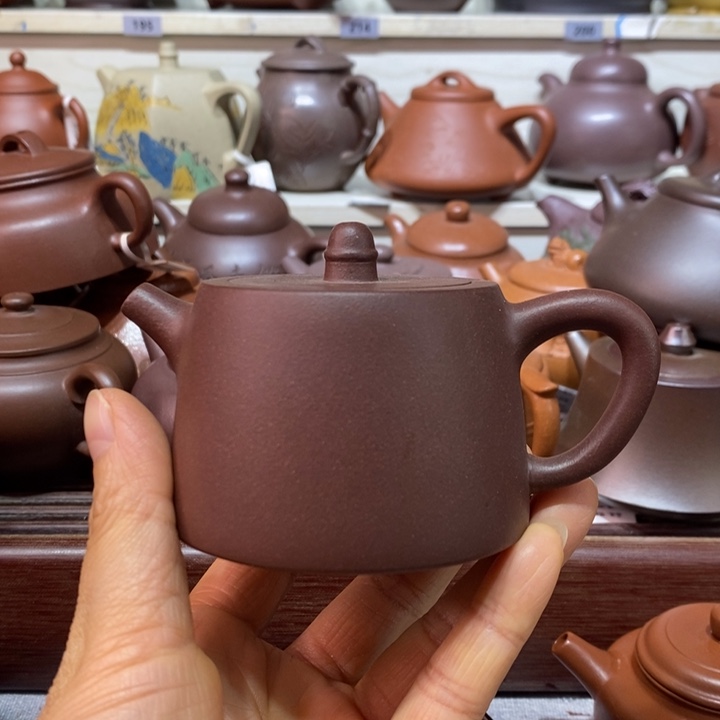 紫砂茶壶微瑕处理一把