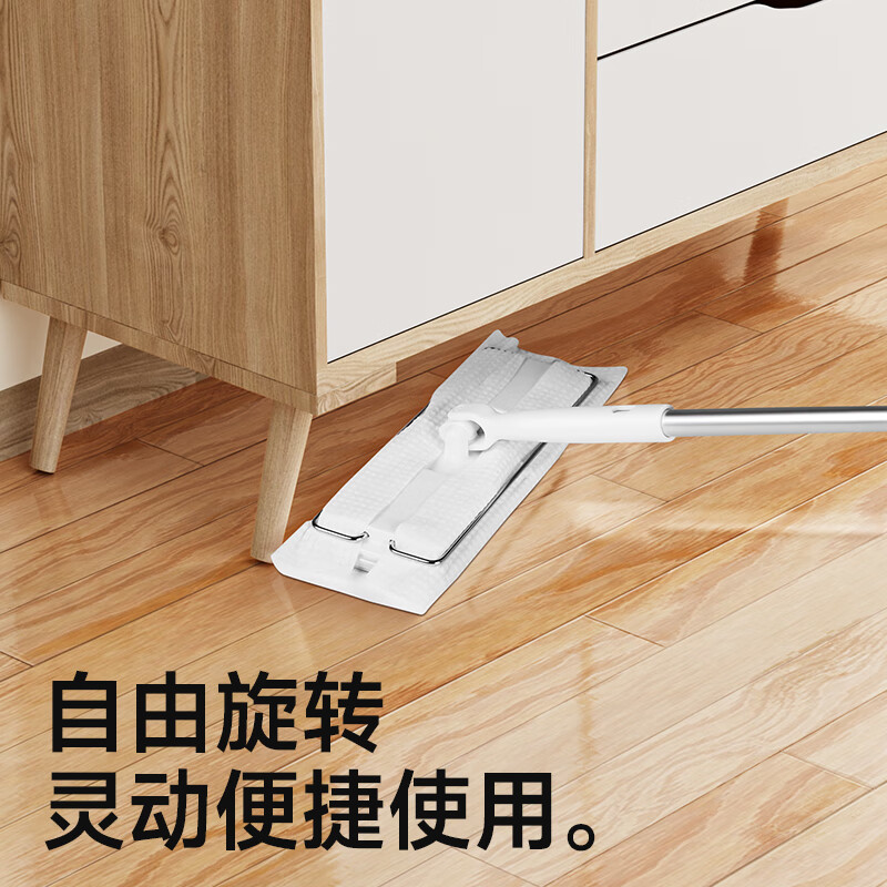 【Sungsa】日本可伸缩平板拖把夹布毛巾拖地神器家用一拖净 
