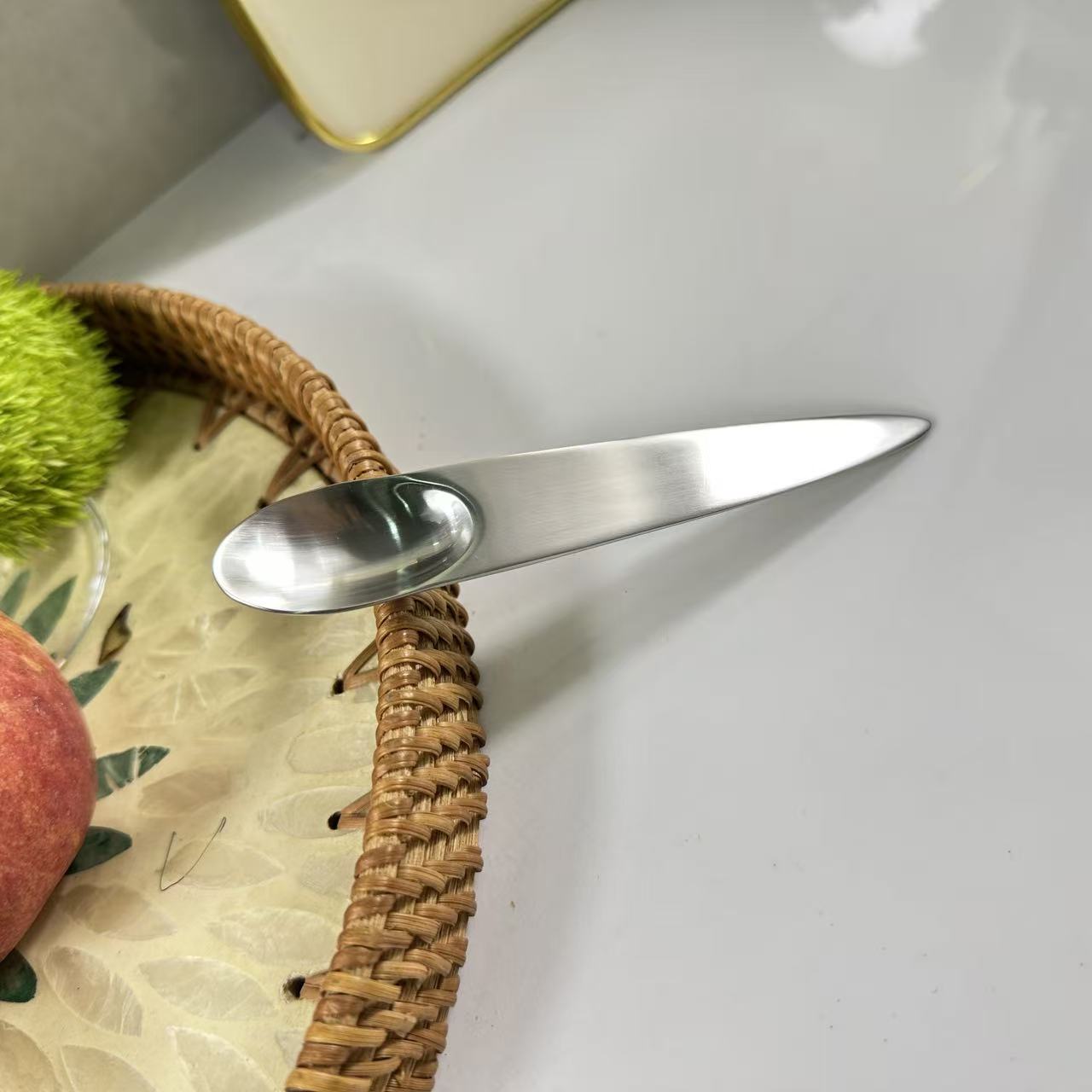 1-063  Chockmen不锈钢茶勺咖啡勺甜品勺  长约14CM  