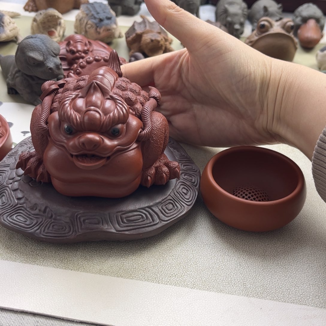 紫砂茶宠牵**你微瑕不退不换