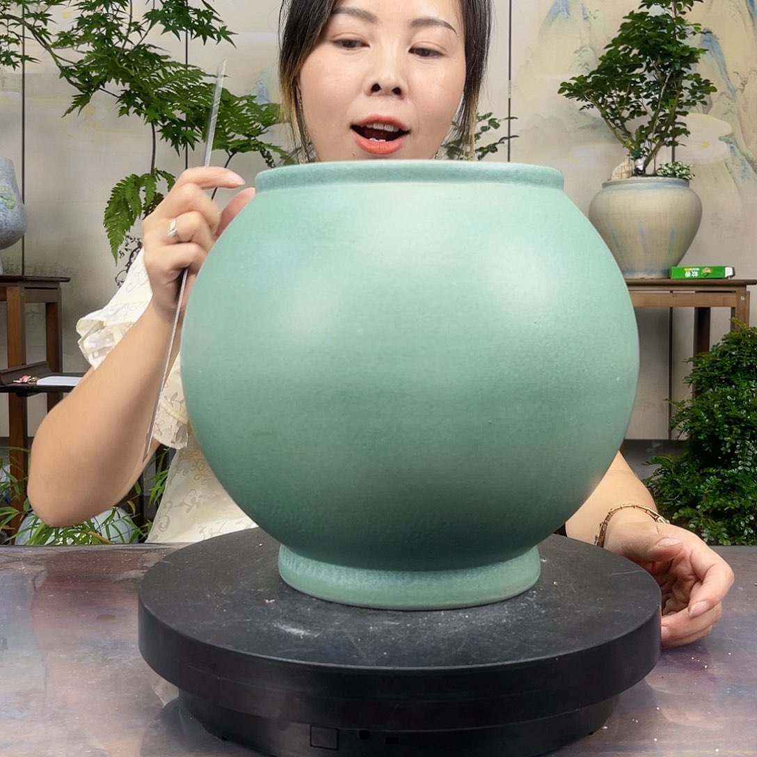 紫砂花盆王嫂花盆直播0605- 1344 高25口17