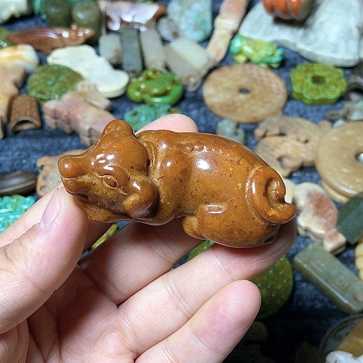 和田玉未镶嵌颈饰118