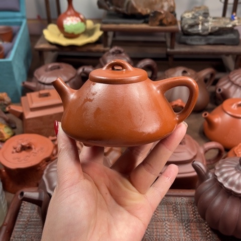 紫泥茶壶隆****隆原矿小红泥160毫升