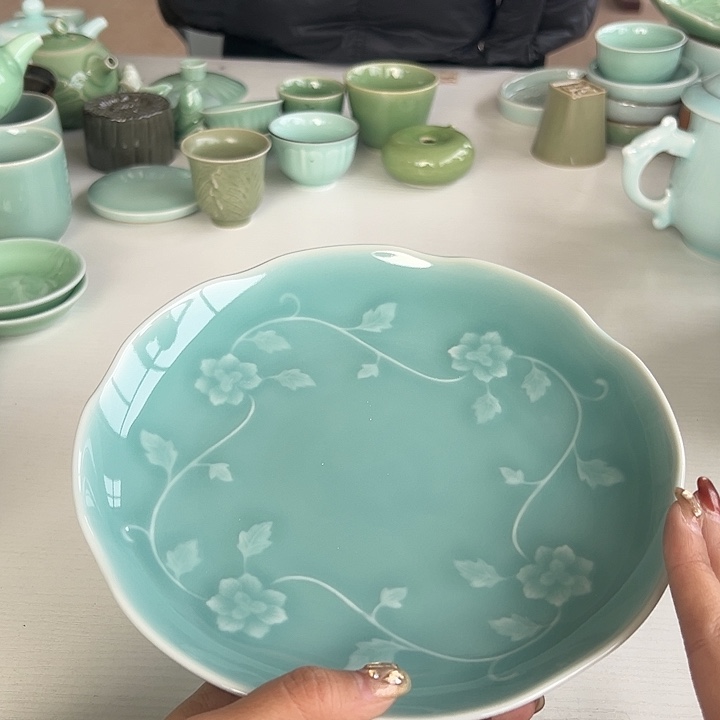 小米茶器龙泉青瓷