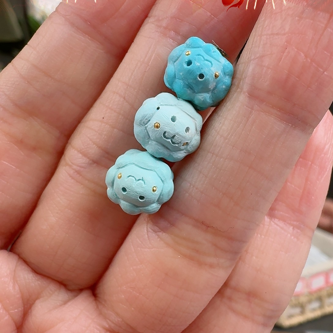 绿松石珠宝奇石未镶嵌