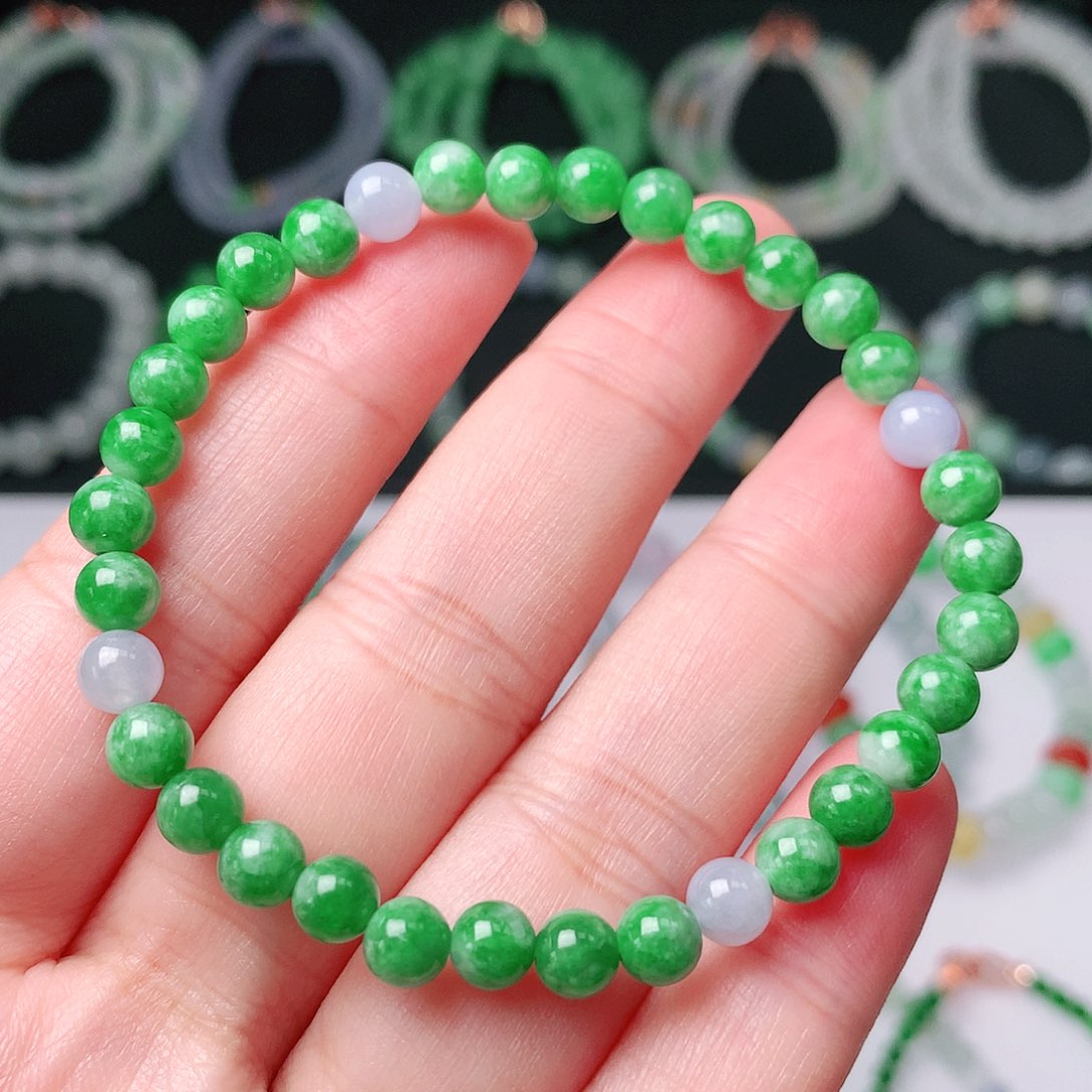 未镶嵌手链翡翠翡翠