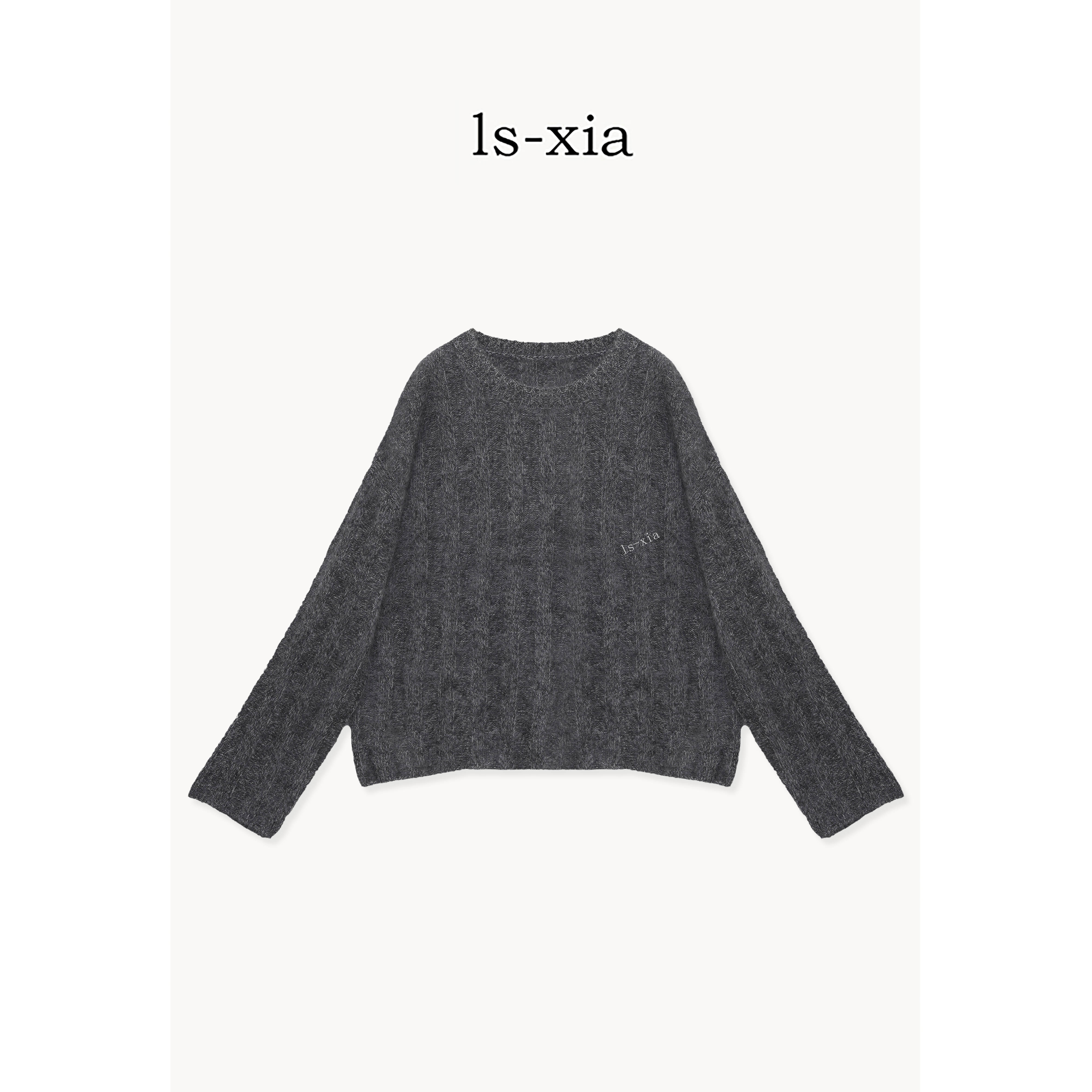 【薄暮时分】秋冬气质毛衣时尚绵羊毛桑蚕丝山羊绒混纺毛衣套头