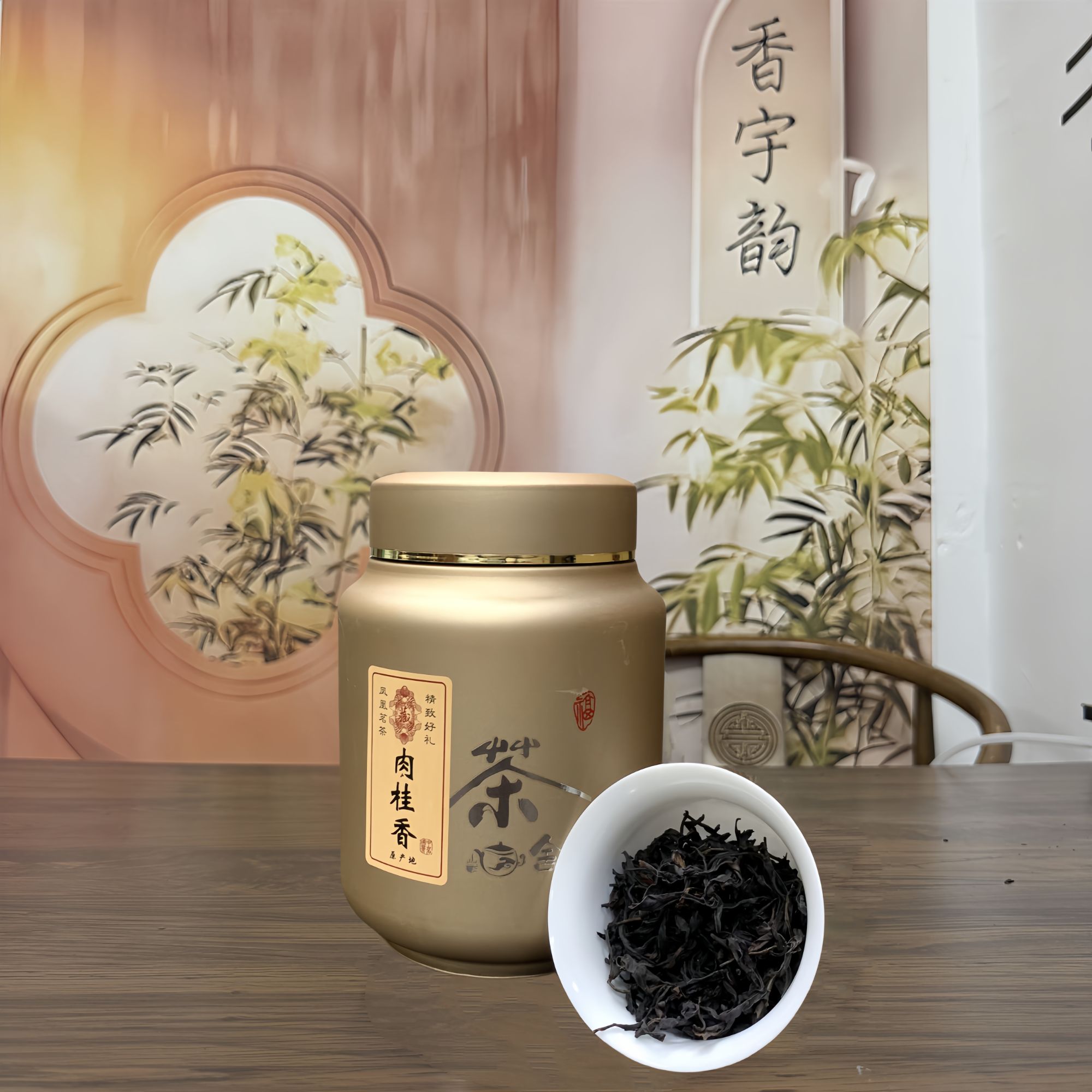 【肉桂单丛茶】凤凰单丛茶叶乌岽老枞隔年三次碳焙香气馥郁山枞韵足