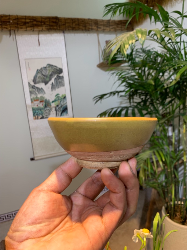 磁州窑茶盏，完完整整