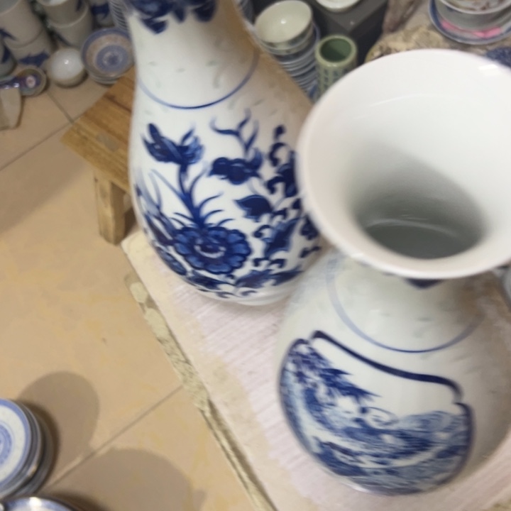 杯君**玉景德镇陶瓷大花瓶青花