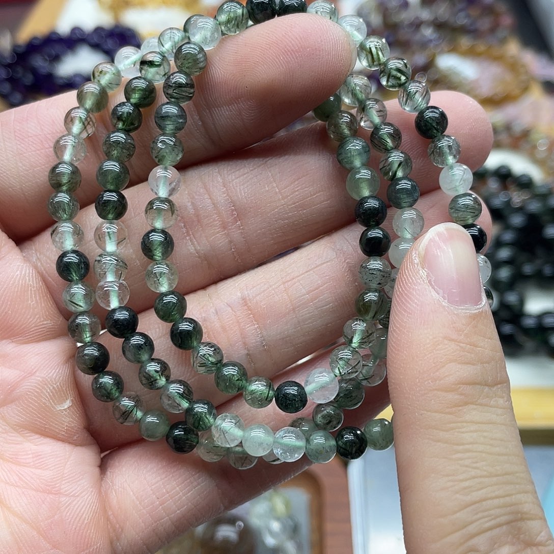 未镶嵌水晶手链天然