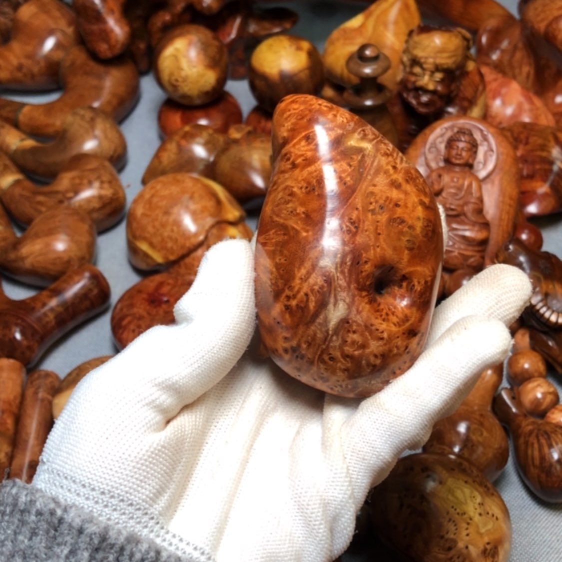 【闪购商品】木暗*麻梨疙瘩火琉璃