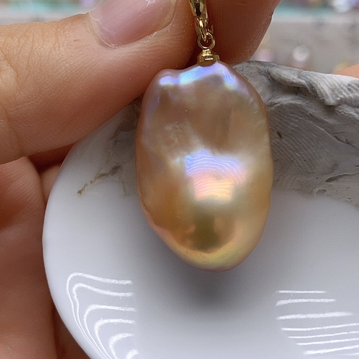 淡水珍珠未镶嵌吊坠(不含链)