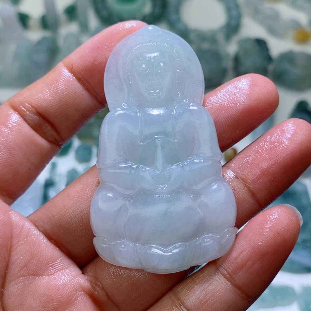 定制翡翠未镶嵌毛货