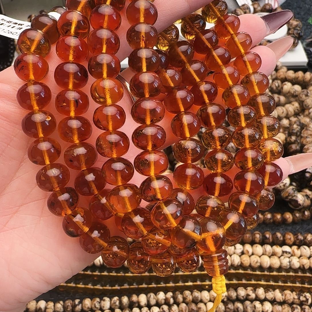 琥珀未镶嵌手链抚顺琥珀