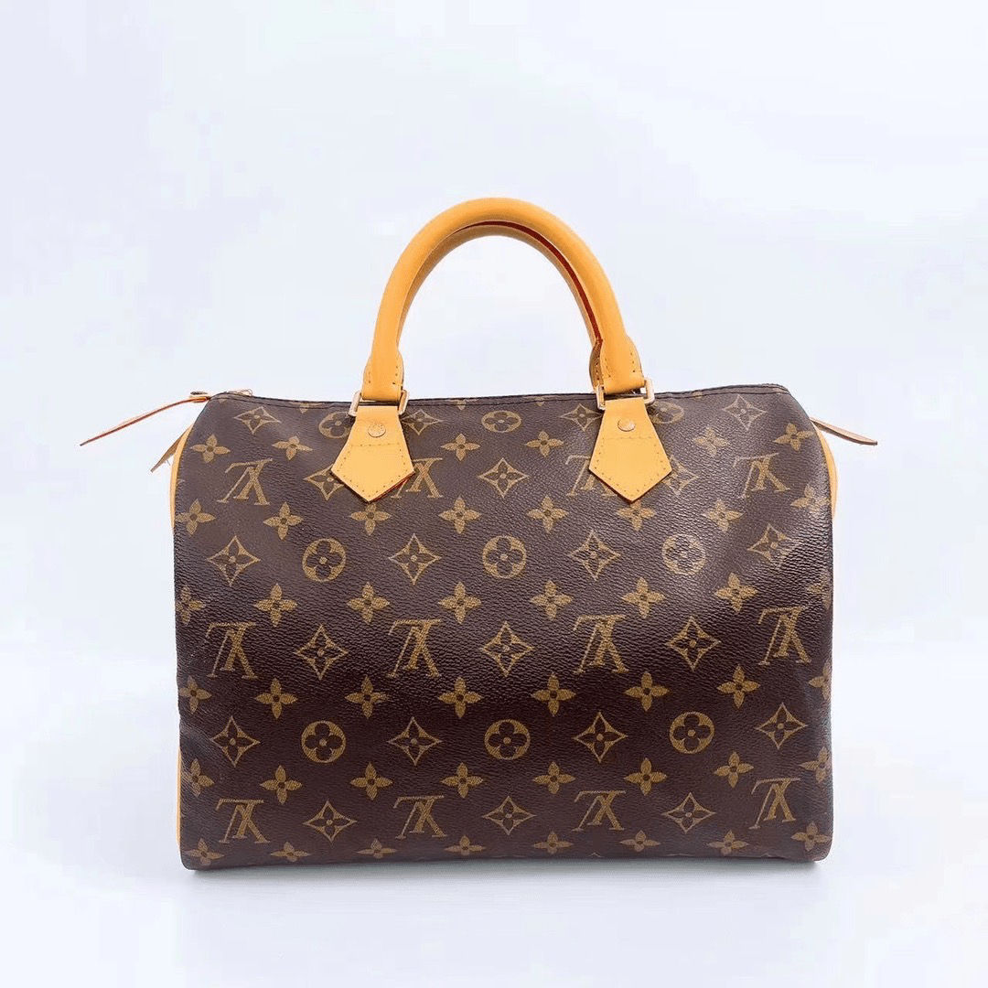 99新 LouisVuitton/路易威登 Speedy25/植柔革换新