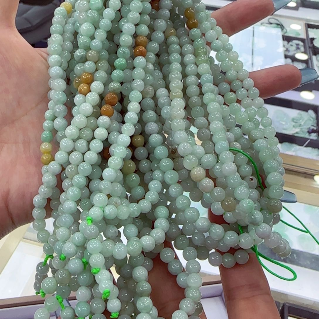 翡翠未镶嵌颈饰386