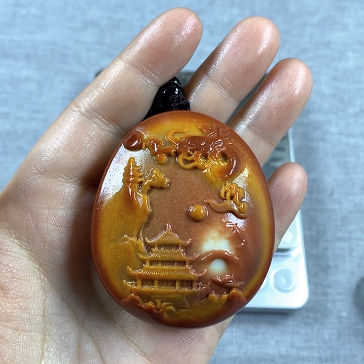 和田玉颈饰未镶嵌