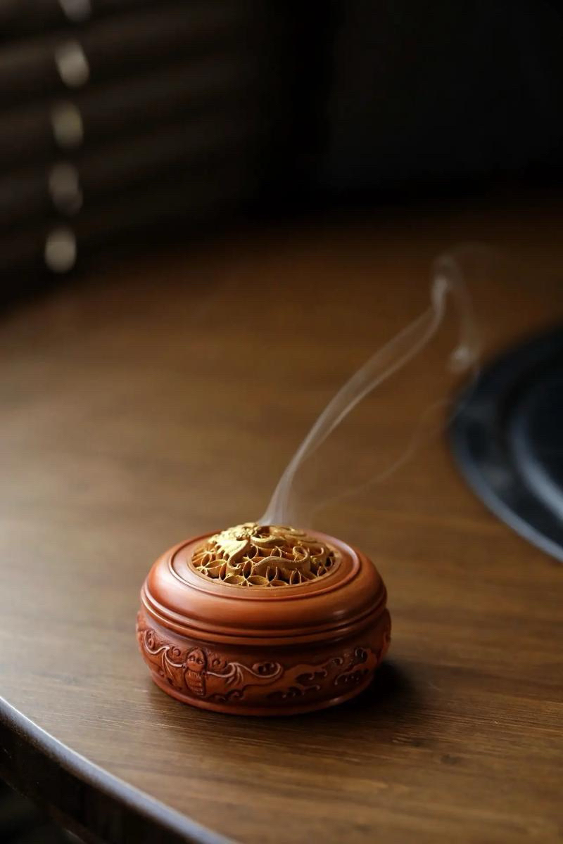 随心拍微瑕大四合观音牌珠古法合香珠