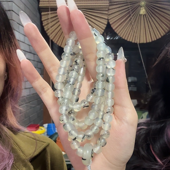蛇纹石玉手链未镶嵌