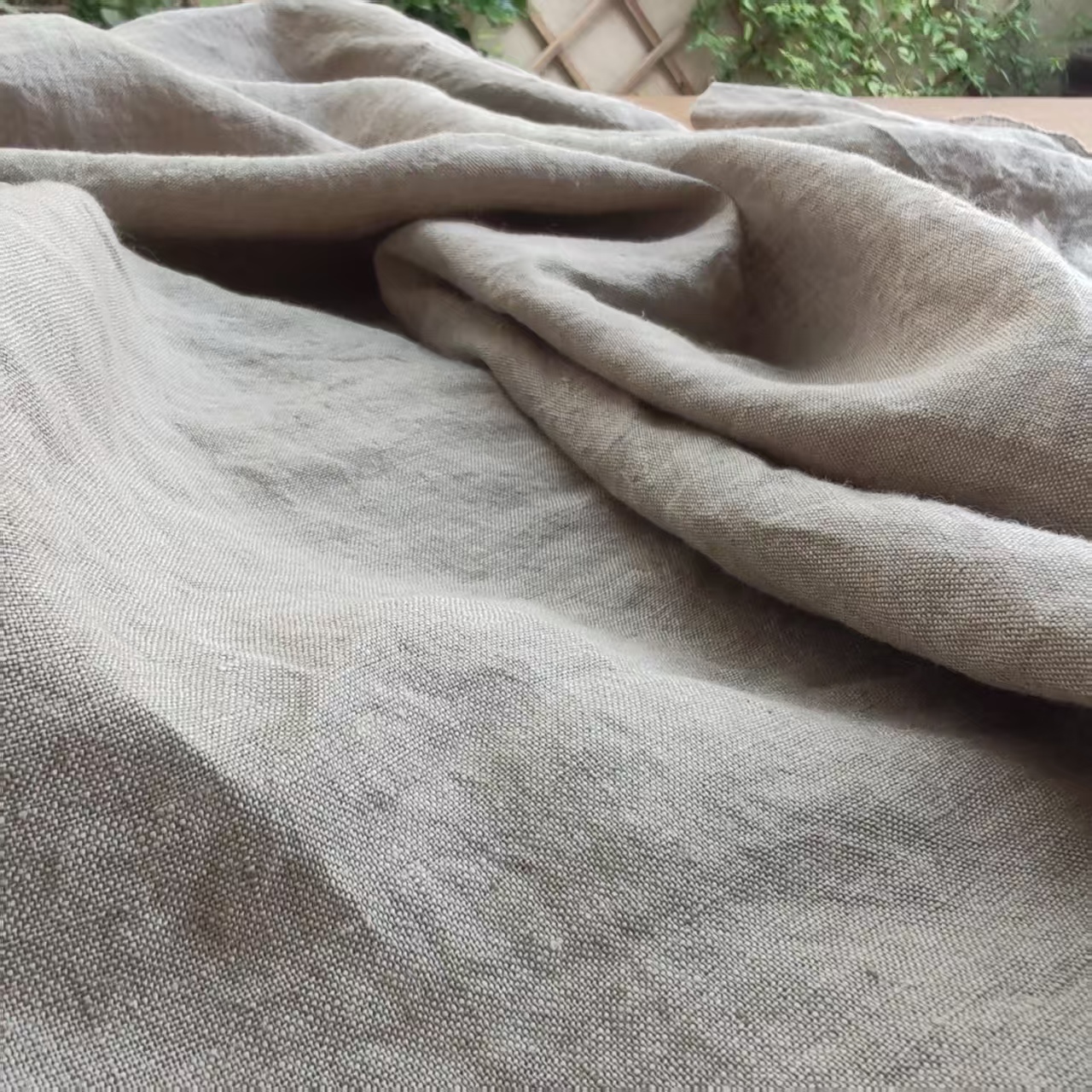 【驼尘絮旧】原创设计21支高品质汉麻裤子袍子连衣裙服装面料