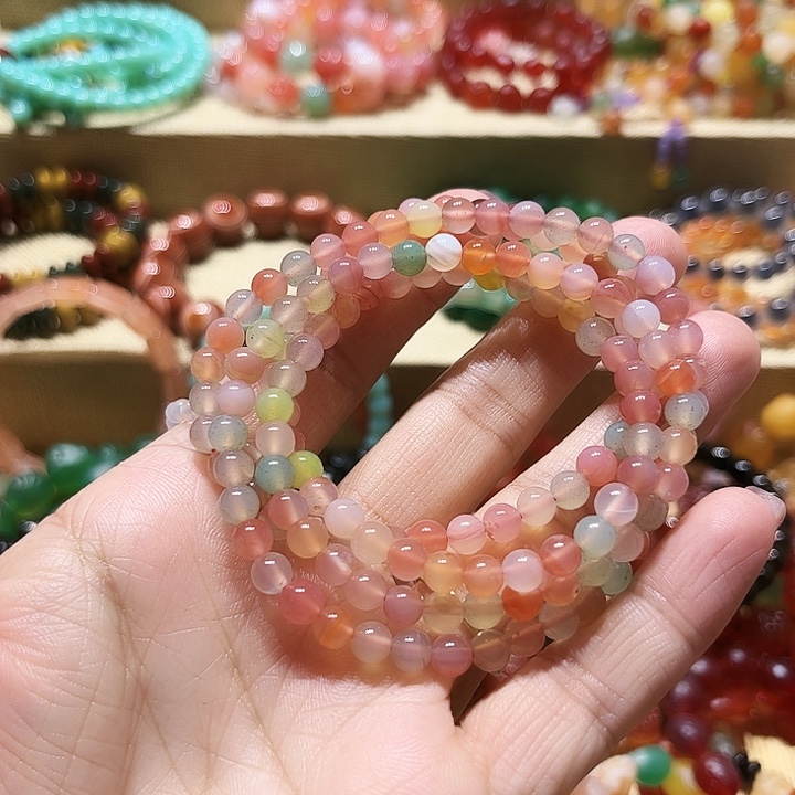 玛瑙/玉髓未镶嵌手链