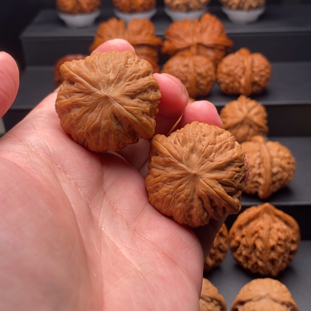 把件文玩核桃41尺全品平谷铁锤