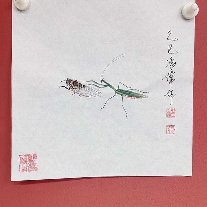 国画冯老师手绘作品