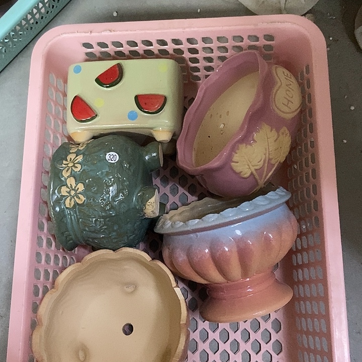 花盆单场满9.9发货瑕疵捡漏五个320