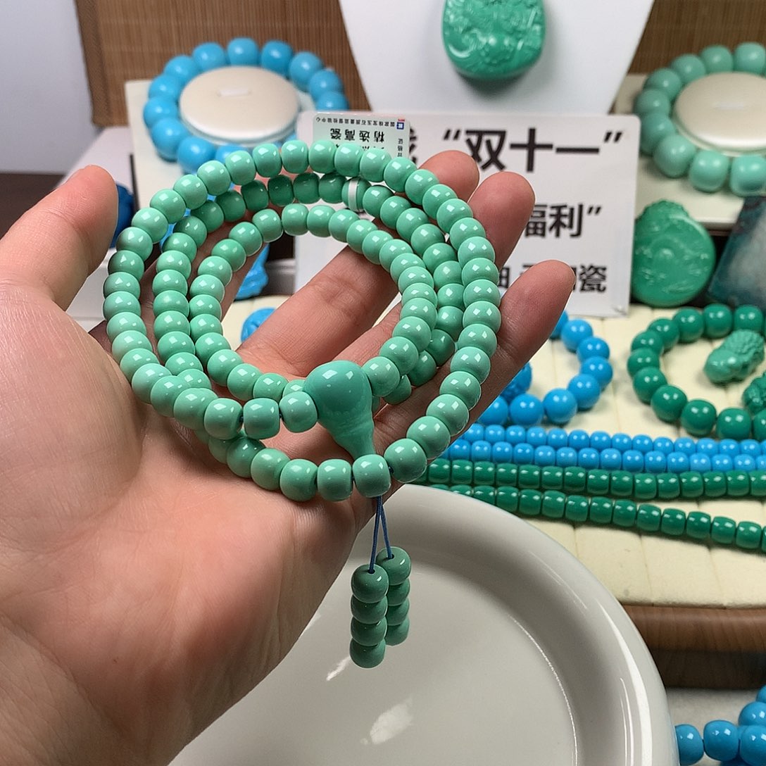 余***陪源头批发手串108雕刻DIY配饰 尺寸以直播间讲解为准