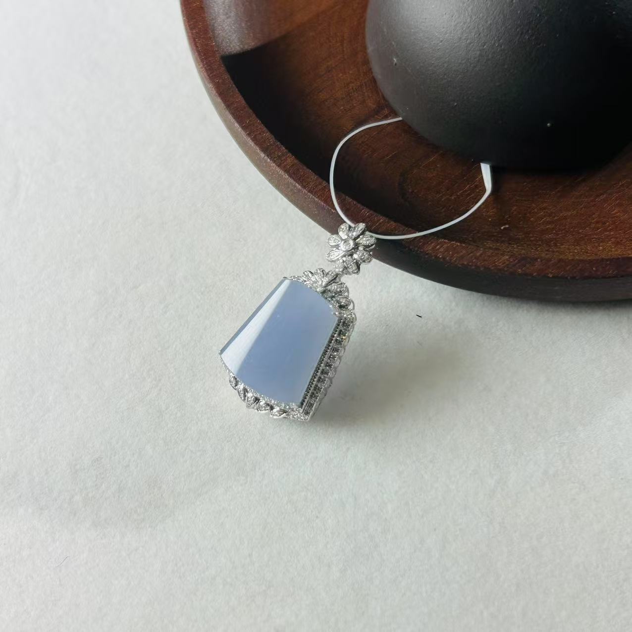 【睿泽鉴宝】18K翡翠吊坠   FZB0302-594