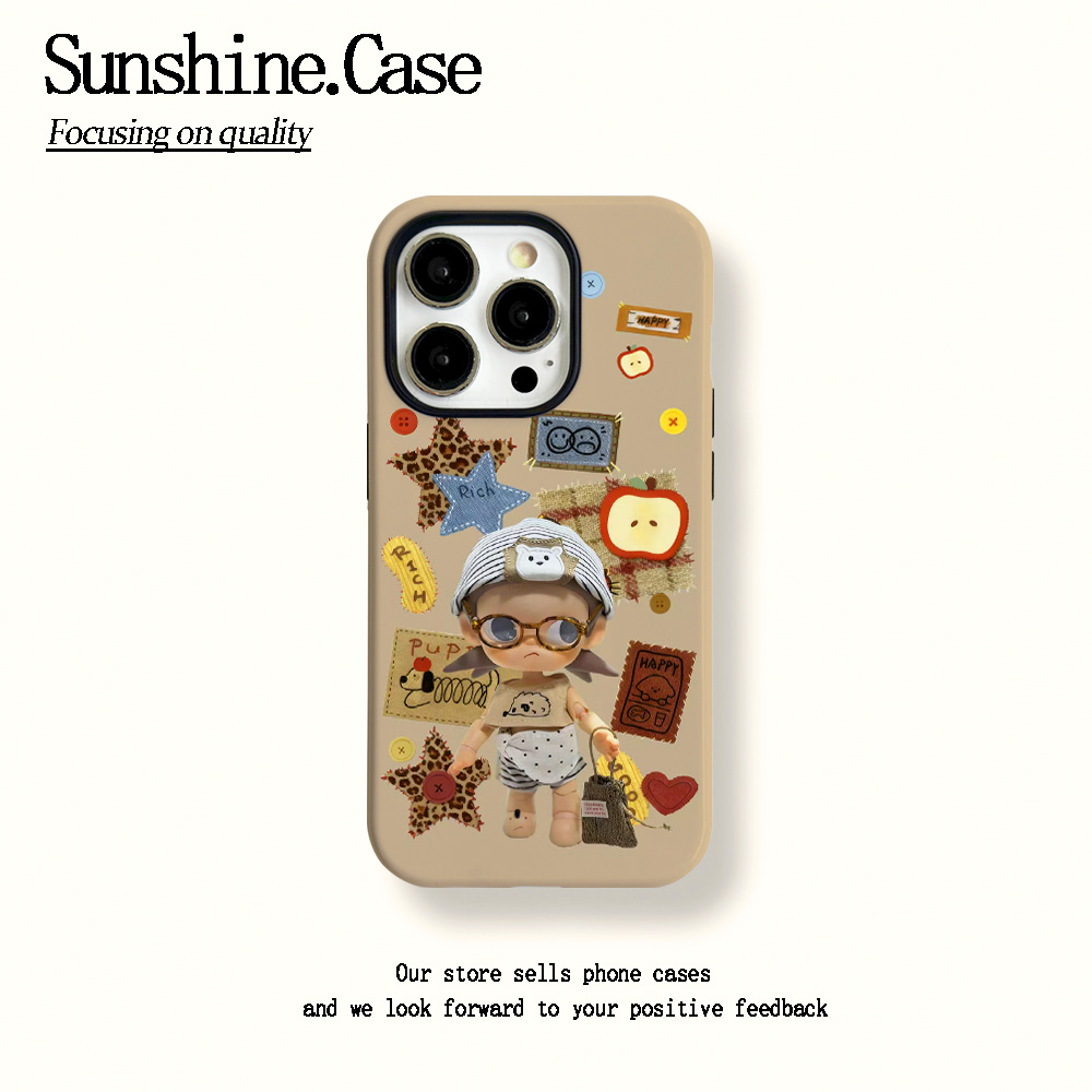 菲林二合一适用苹果华为vivo小米oppo手机壳傲娇女孩17PRO/16