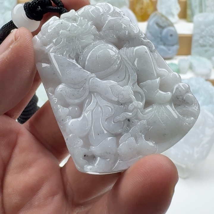 翡翠未镶嵌颈饰天然缅甸A货翡翠