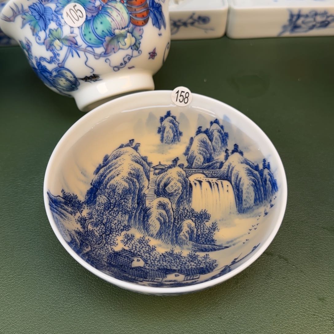 彦祖纯手工手绘茶具158