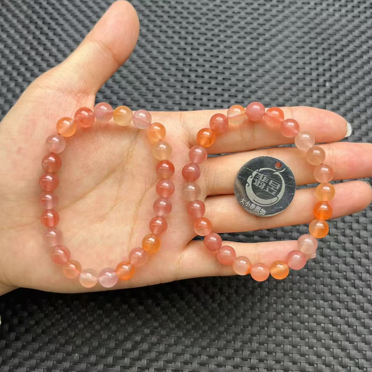 36515T15-4N21-南红手串/约7+/约22颗/-多样性发其一