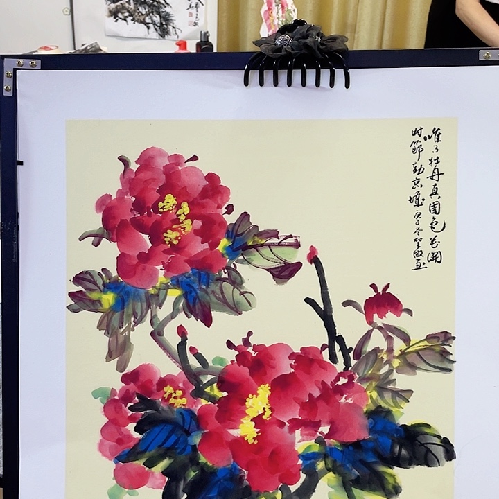 国画张圣敏先生纯手绘作品