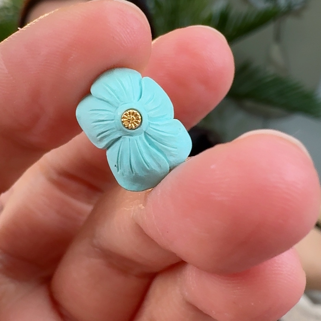 绿松石珠宝奇石未镶嵌