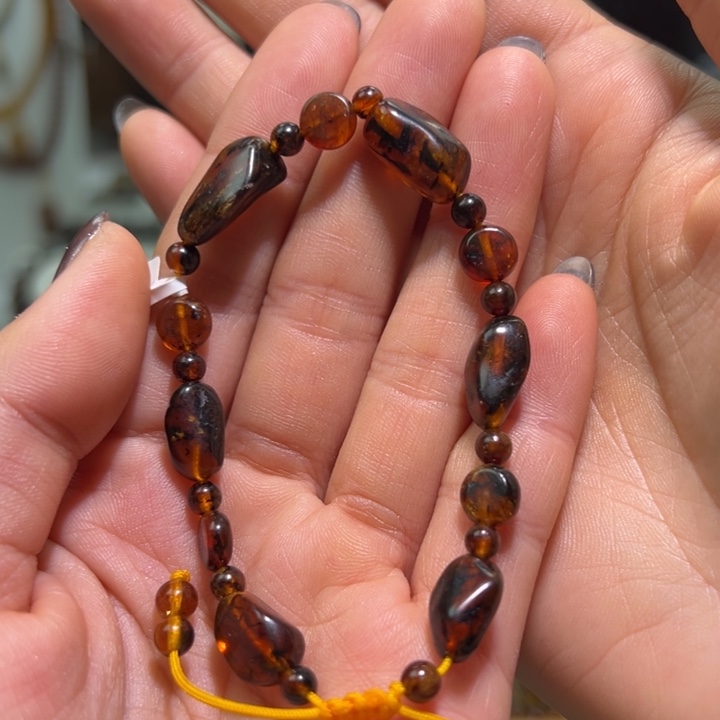 琥珀未镶嵌裸石抚顺琥珀随形