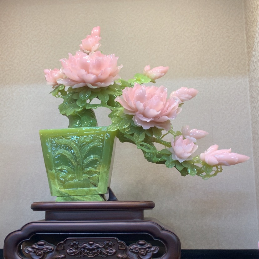 【闪购商品】未镶嵌蛇纹石玉摆件覆膜