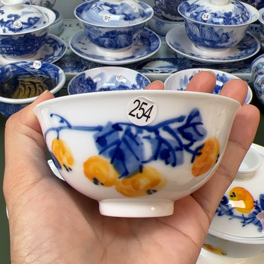 木木景德镇纯手工纯手绘茶具254