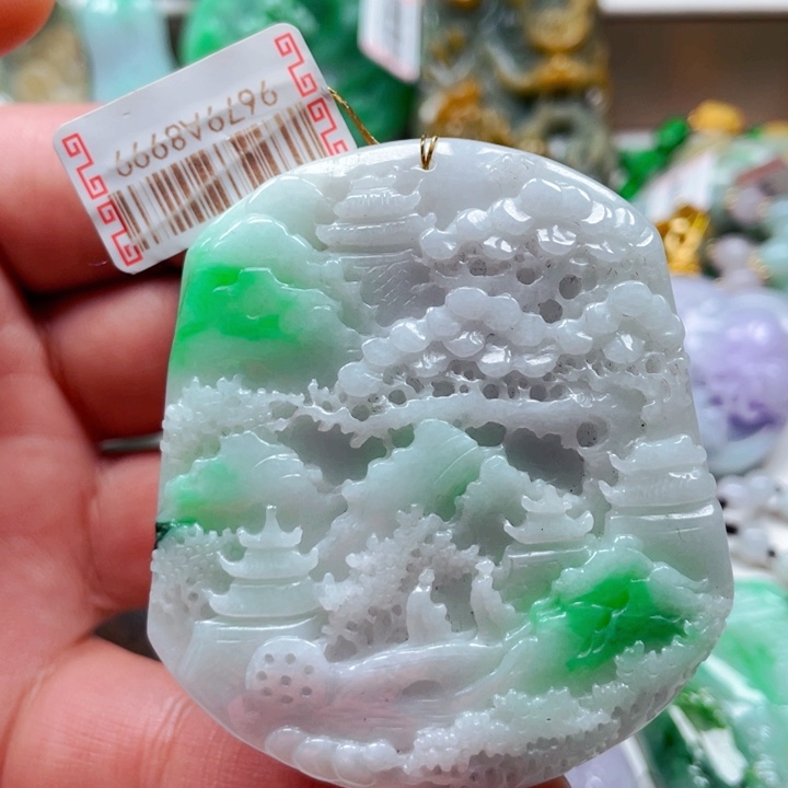 翡翠吊坠(不含链)未镶嵌