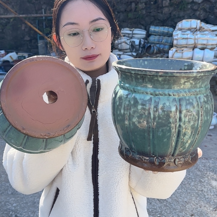 瑕疵两个兰瓜口18高18