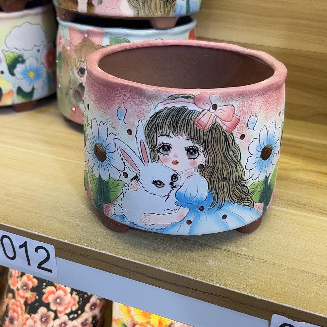 景德镇炫彩手绘口12.5高11